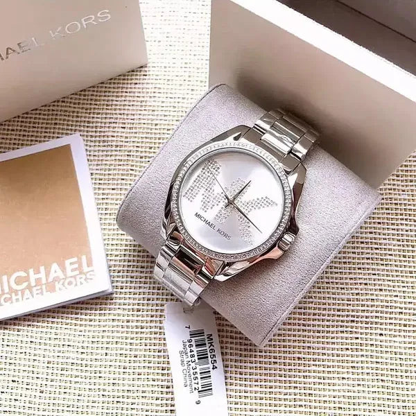 Michael Kors Bradshaw női karóra, ezüst nemesacél, 41 mm, WR50