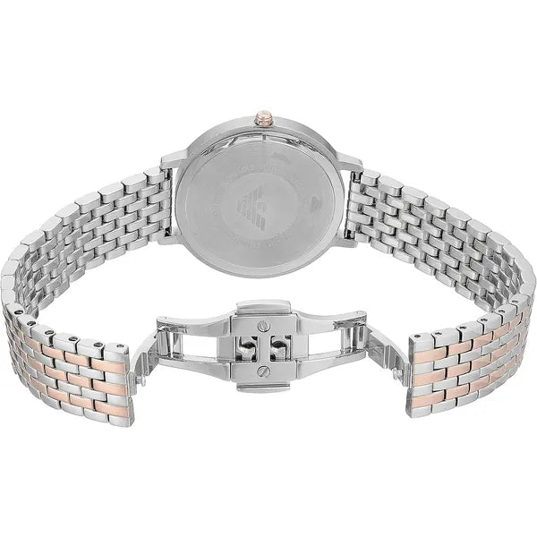 Emporio Armani AR11113 női karóra, rozéarany/ezüst acél, 32 mm