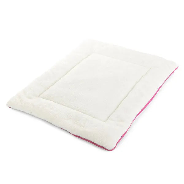 Textil kisállat pihenőmatrac, piros, 50×35 cm