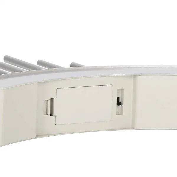 LED dekoratív gyertyatartó 11 ágú, meleg fehér, 30 cm, elemes
