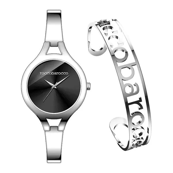 Roccobarocco RB.2216S-02M női ezüst karóra ajándékdobozzal 3 ATM