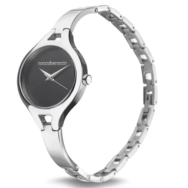Roccobarocco RB.2216S-02M női ezüst karóra ajándékdobozzal 3 ATM