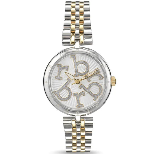 RoccoBarocco RB.4878L-04M női karóra, rozsdamentes acél, ezüst-arany, 32 mm