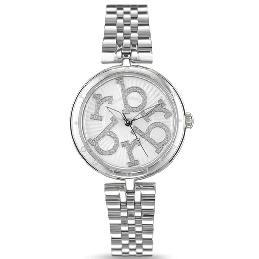 Roccobarocco női karóra ezüst rozsdamentes acél 32 mm quartz