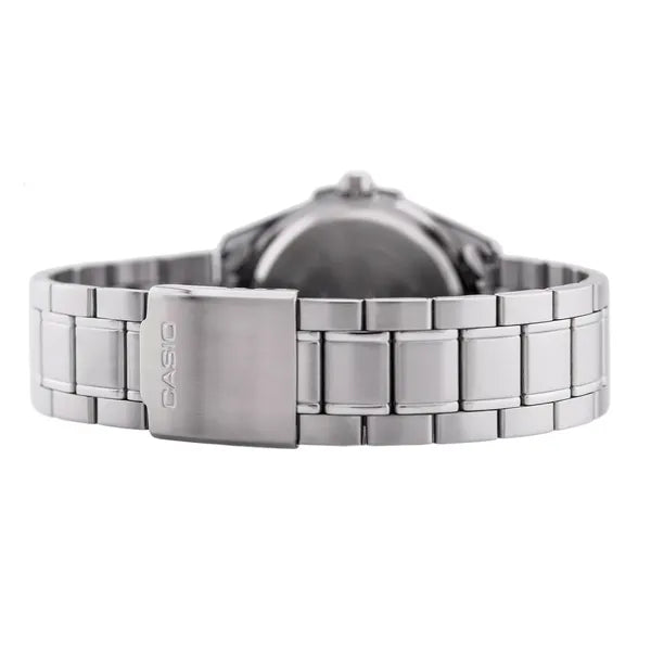 Casio MTP-1308D-1AV férfi karóra nemesacél szíjjal, fekete számlap, WR50