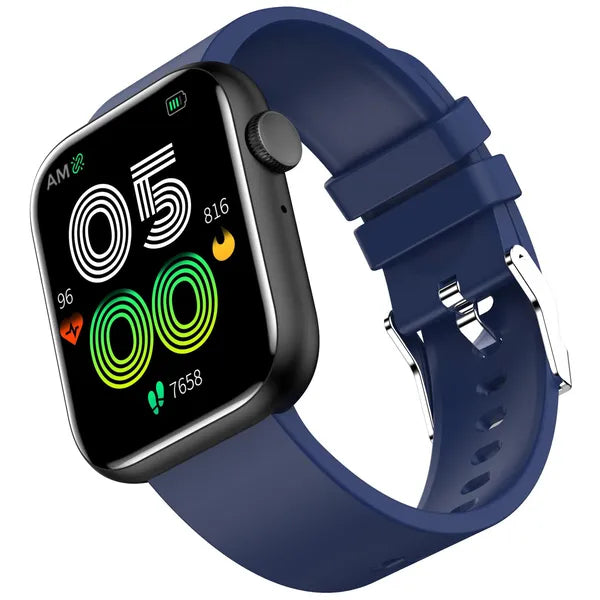 Gravity GT3 uniszex okosóra 1,85" TFT, Bluetooth 5.2, IP67, kék szíj
