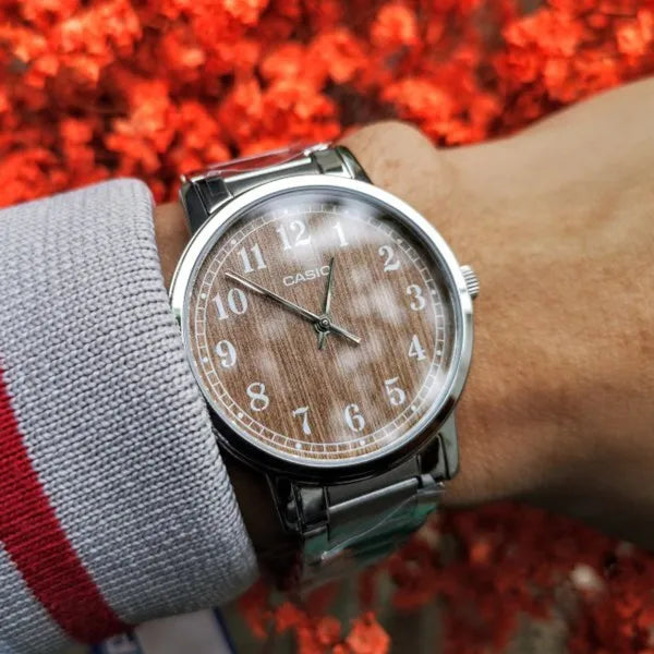 Casio MTP-E145D-5B2 férfi karóra, 40 mm, rozsdamentes acél