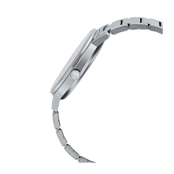 Casio MTP-E145D-5B1 férfi karóra, 40 mm, rozsdamentes acél, barna számlap
