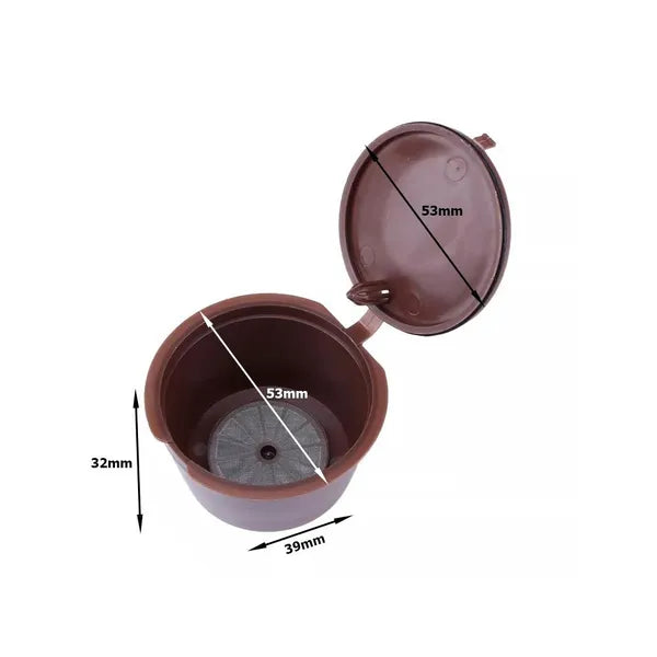 3 db újratölthető Dolce Gusto kompatibilis kapszula mérőpohárral