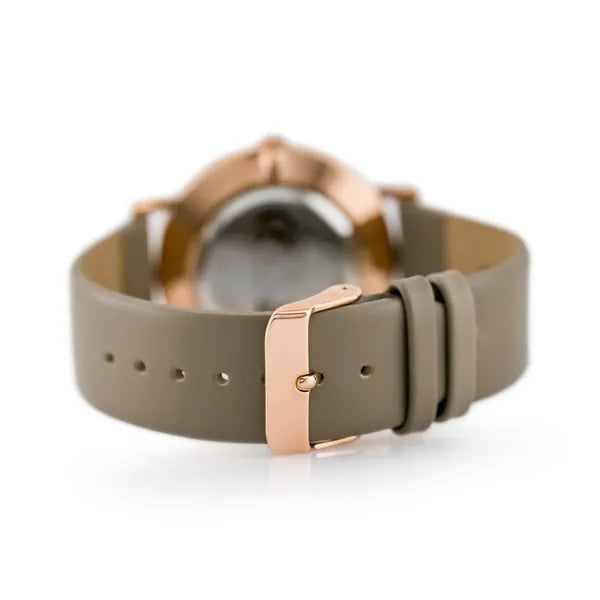 Jordan Kerr Simple női karóra, rosegold tok, bézs szövet szíj, 41 mm