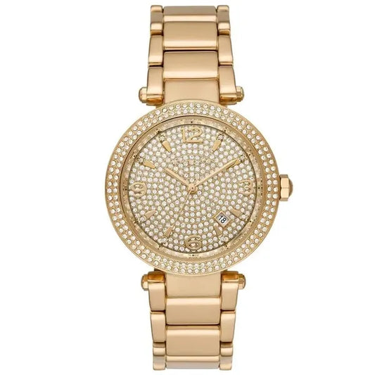 Női karóra Michael Kors Parker MK6510, arany, rozsdamentes acél, WR100