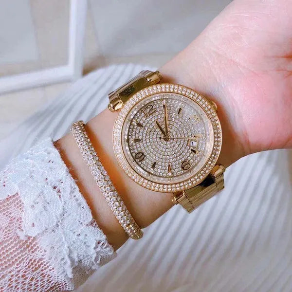 Női karóra Michael Kors Parker MK6510, arany, rozsdamentes acél, WR100