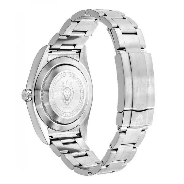 Donoval Tiffany DL0003 automata karóra 41 mm, vörös számlap, acél szíj