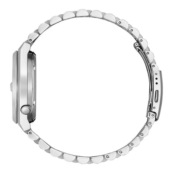Citizen Tsuyosa férfi automata karóra, zafírüveg, acél szíj, 40 mm, sárga