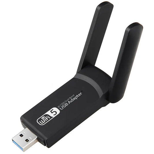 USB 3.0 Wi-Fi adapter, kétsávos 2,4/5 GHz, 1300 Mbps
