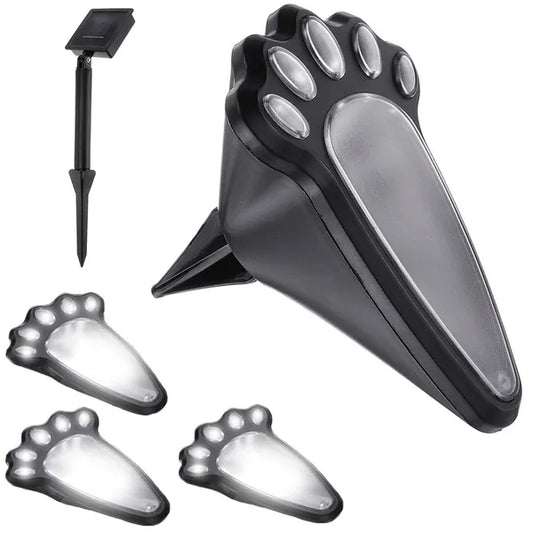 Napelemes tappancs formájú LED talajlámpa szett, 4 db, IP44