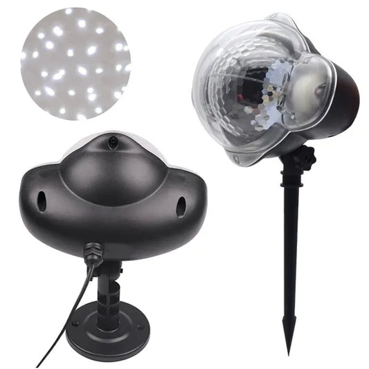 Karácsonyi RGB LED lézer fénygömb projektor, kültéri-beltéri, USB/230V