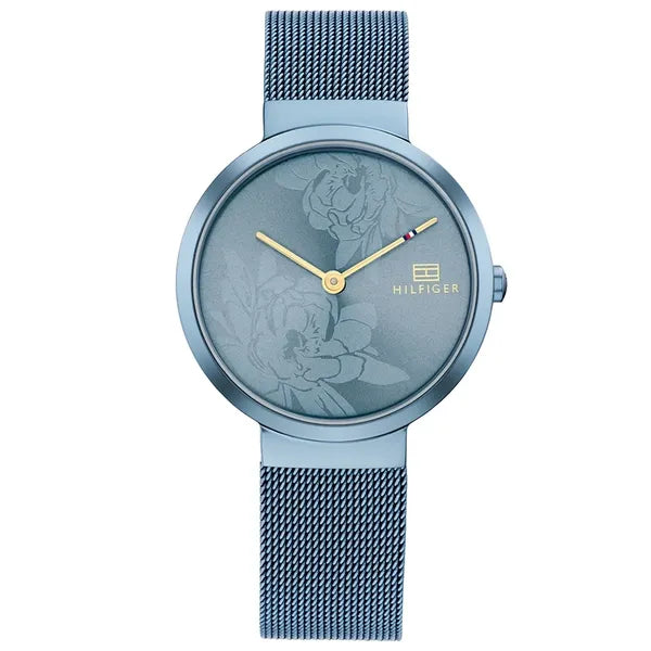 Tommy Hilfiger Libby női karóra, kék rozsdamentes acél, 32 mm