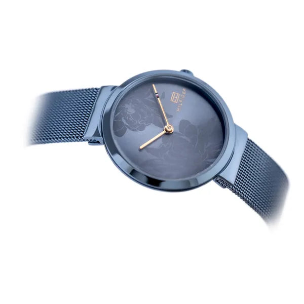 Tommy Hilfiger Libby női karóra, kék rozsdamentes acél, 32 mm