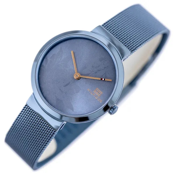 Tommy Hilfiger Libby női karóra, kék rozsdamentes acél, 32 mm