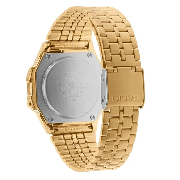 Casio Vintage A171WEG-9ADF női arany digitális karóra, rozsdamentes acél WR30