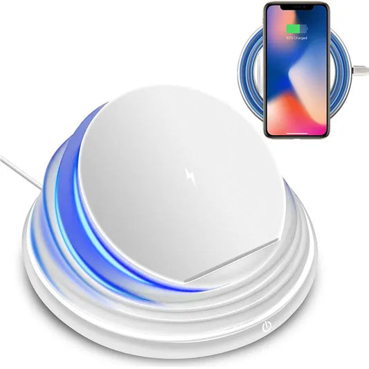 Qi 10 W összecsukható vezeték nélküli gyorstöltő, USB-C, univerzális