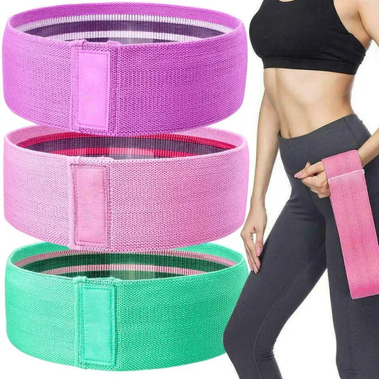Szövetes ellenállási gumiszalag készlet 3 db, 5–20 kg, 30×8 cm