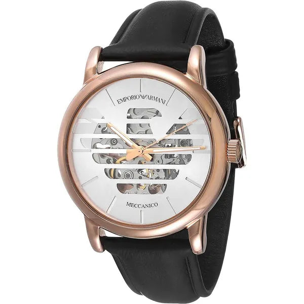 Emporio Armani Luigi férfi automata karóra 43 mm, skeleton, WR50