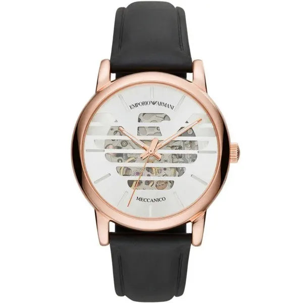 Emporio Armani Luigi férfi automata karóra 43 mm, skeleton, WR50