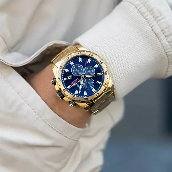 Festina Chrono Sport 20541/2 férfi aranyszínű kronográf karóra, WR100