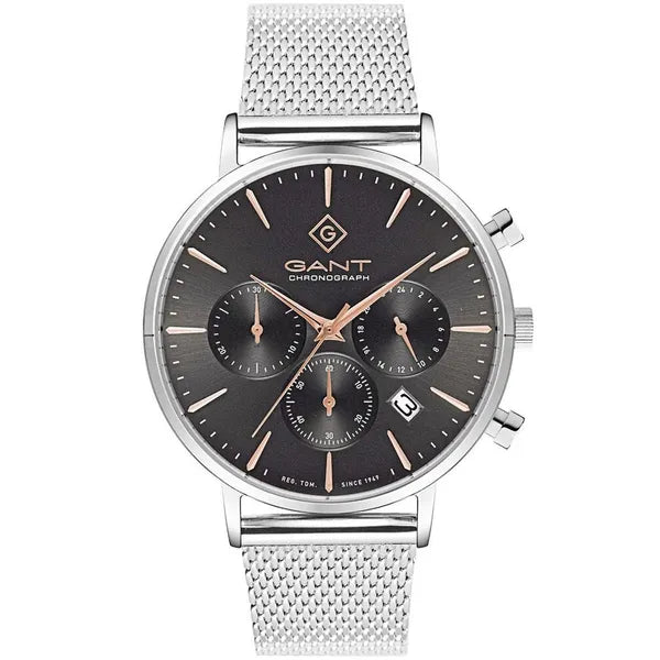 GANT Park Avenue férfi kronográf karóra, 42 mm, acél szíj, WR50