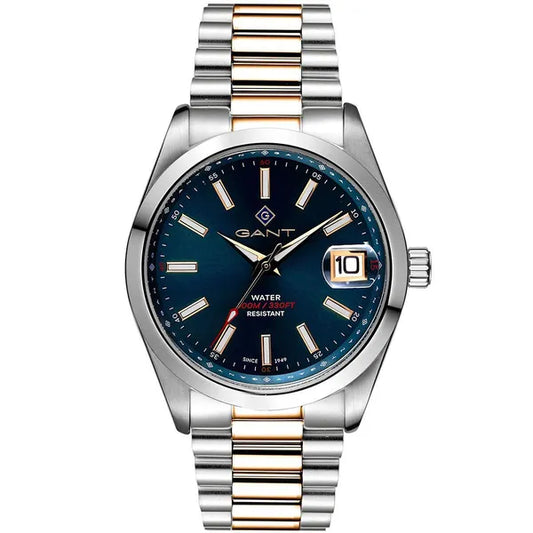 Gant Eastham férfi kvarc karóra 42 mm, nemesacél, kék számlap, WR100