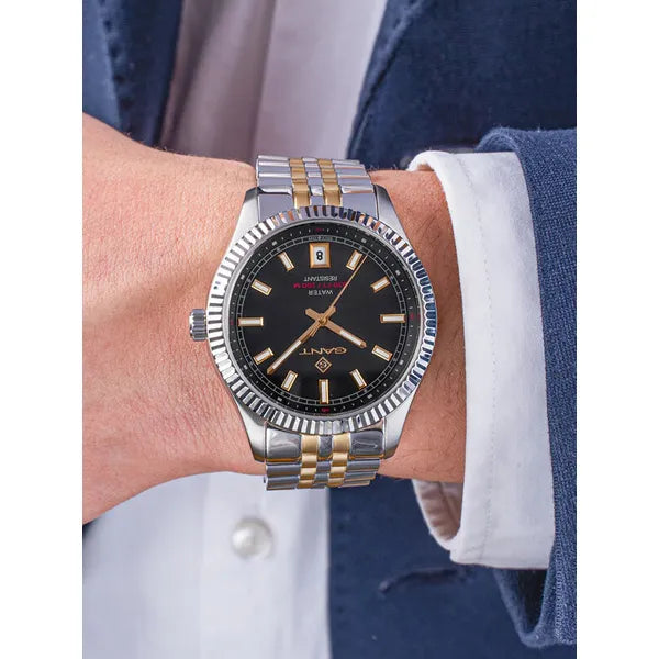 GANT Sussex férfi karóra, 43 mm, rozé-acél, WR100, kvarc