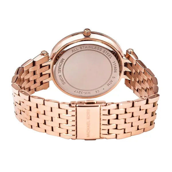 Michael Kors Darci női karóra, rosegold nemesacél, 39 mm, WR50