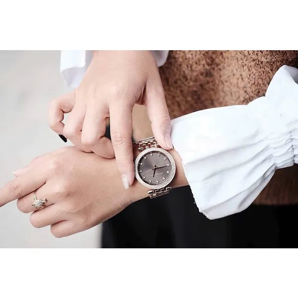 Michael Kors Darci női karóra, rosegold nemesacél, 39 mm, WR50