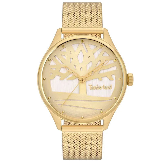 Timberland női karóra, arany rozsdamentes acél, 38 mm, WR50