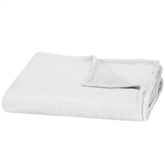 Puha polár pléd, világosszürke, 150×200 cm, 350 g/m² poliészter