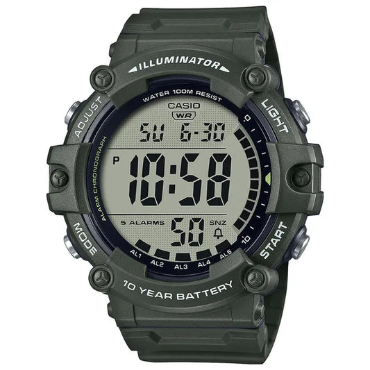 Casio AE-1500WHX-3A férfi sport digitális karóra, Illuminator, WR100, LED