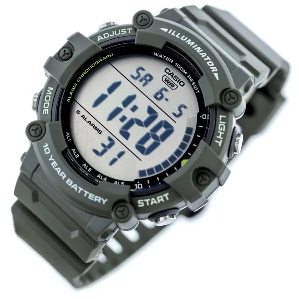 Casio AE-1500WHX-3A férfi sport digitális karóra, Illuminator, WR100, LED