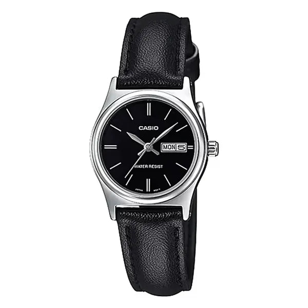 Casio LTP-V006L-1B2 női karóra, bőrszíj, 25 mm, WR30, dátum