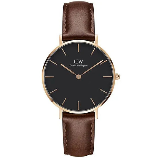 Daniel Wellington Classic Sheffield női karóra, 32 mm, bőrszíj, rózsaarany
