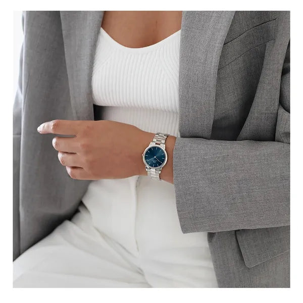 Daniel Wellington Iconic Link Arctic DW00100457 női karóra 28 mm, kék számlap