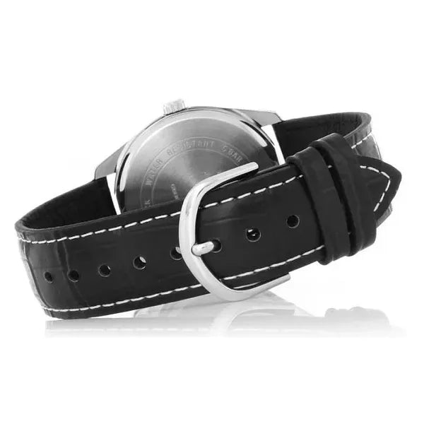 Casio MTP-1302PL-1A férfi karóra, bőrszíj, dátumkijelző, WR50