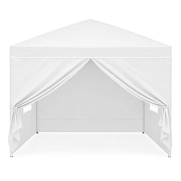 Kerti pavilon pop-up sátor 3×3 m, automata nyitás, 4 oldalfal