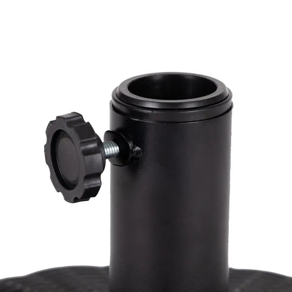 Vízfeltöltős napernyőtalp 22 l, HDPE, 4–5 cm rúdhoz, MultiGarden