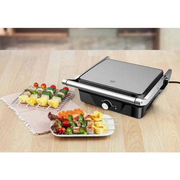 Eldom GK170 elektromos kontaktgrill 2000 W, 30×25 cm tapadásmentes, 180°