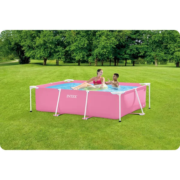 Intex fémvázas családi medence 220x150x60 cm, 1662 l, háromrétegű PVC