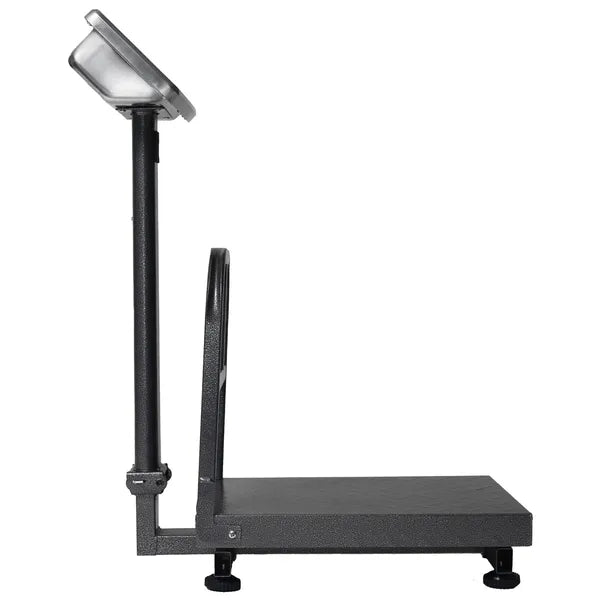 Raktári platformmérleg 200 kg-ig, LCD kijelző, rozsdamentes, akkumulátoros