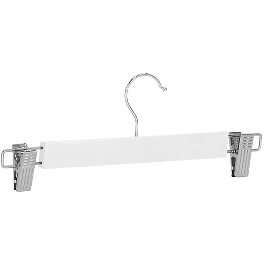 Springos fehér fa vállfa 2 db 34cm
