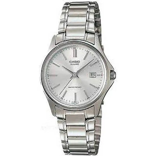 Casio LTP-1183A-7A női karóra, ezüst nemesacél, dátumkijelző, WR50